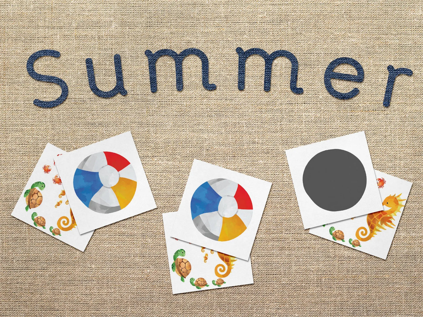 Summer Memory Game Tacucokids