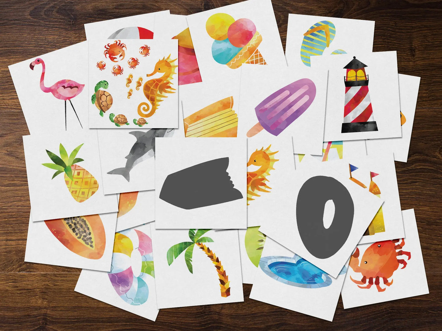 Summer Memory Game Tacucokids