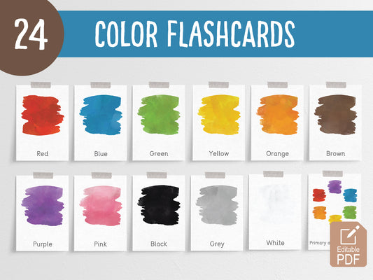 Color flashcards Tacucokids