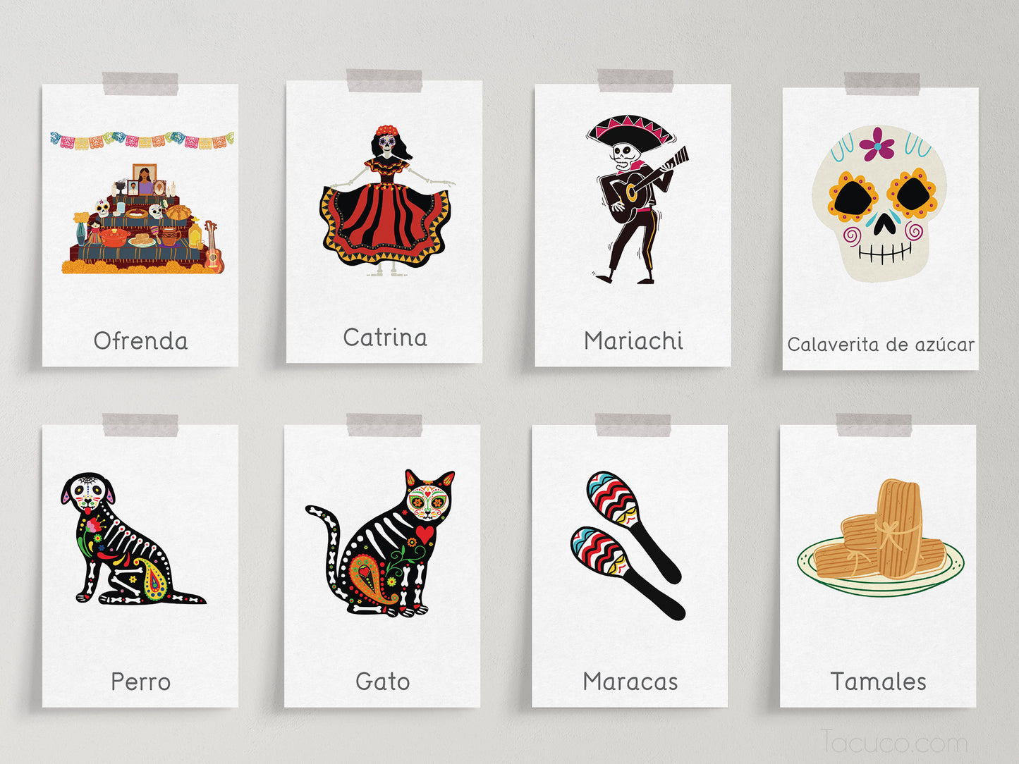 Flashcard for Autumn Tacucokids