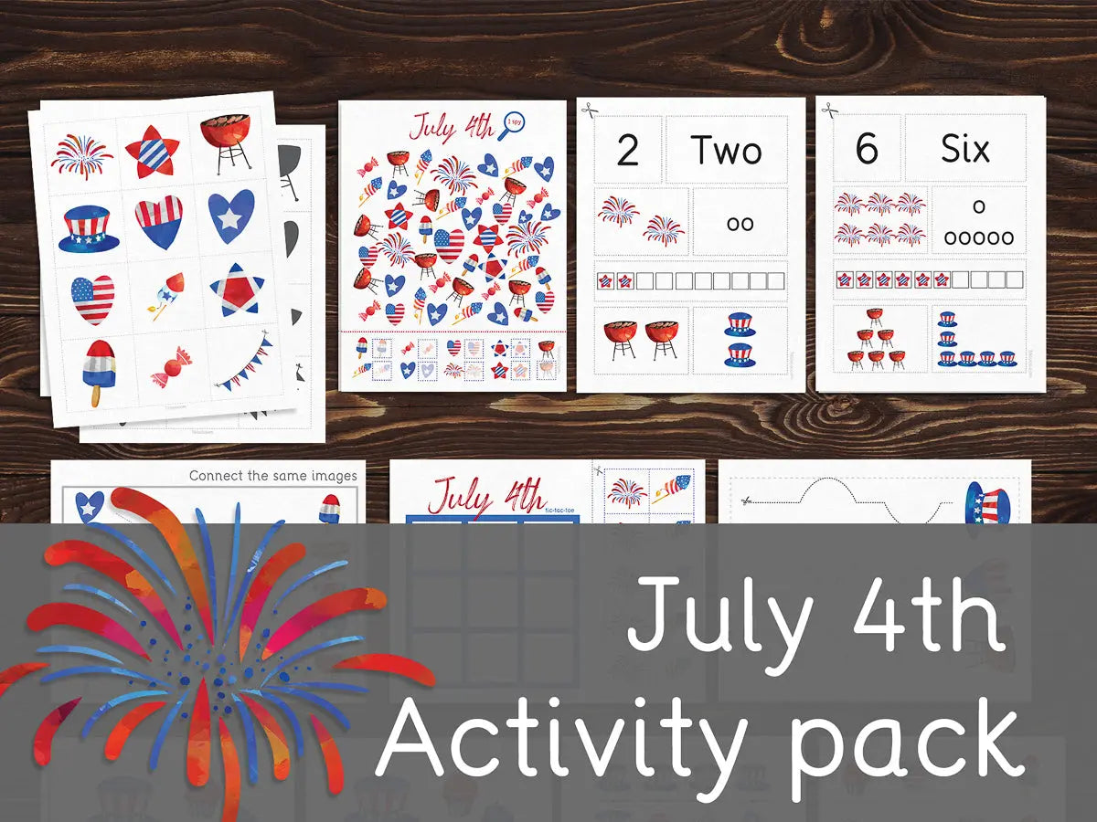 July 4th activity pack Tacucokids