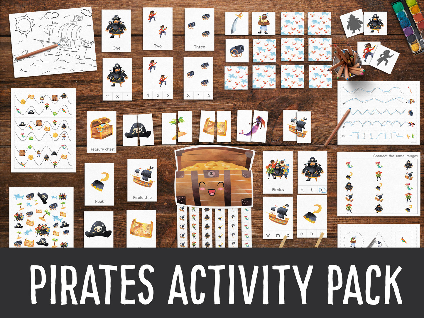 Pirates activity Pack Tacucokids
