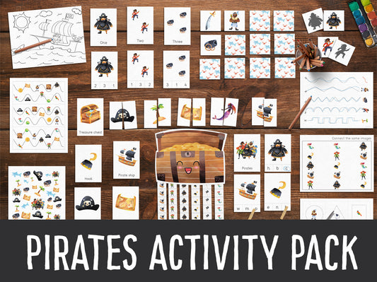 Pirates activity Pack Tacucokids