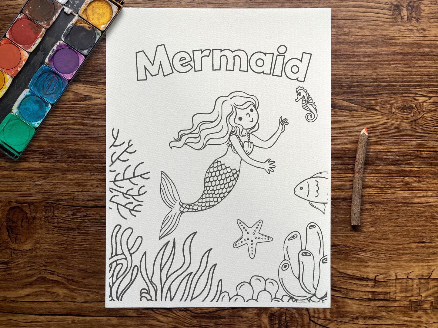 Mermaid letter pack Tacucokids