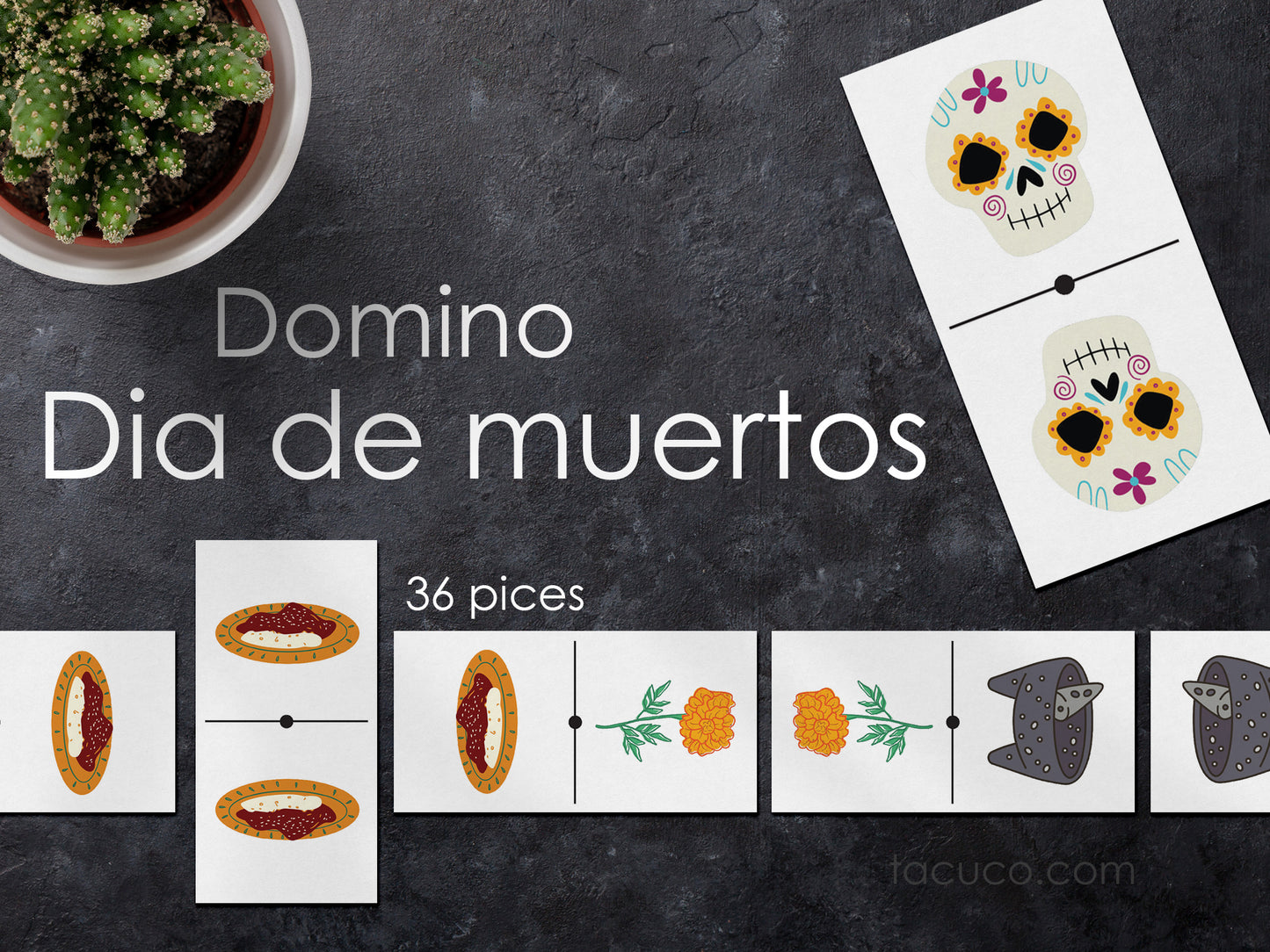 Day of the Dead activity pack Tacucokids