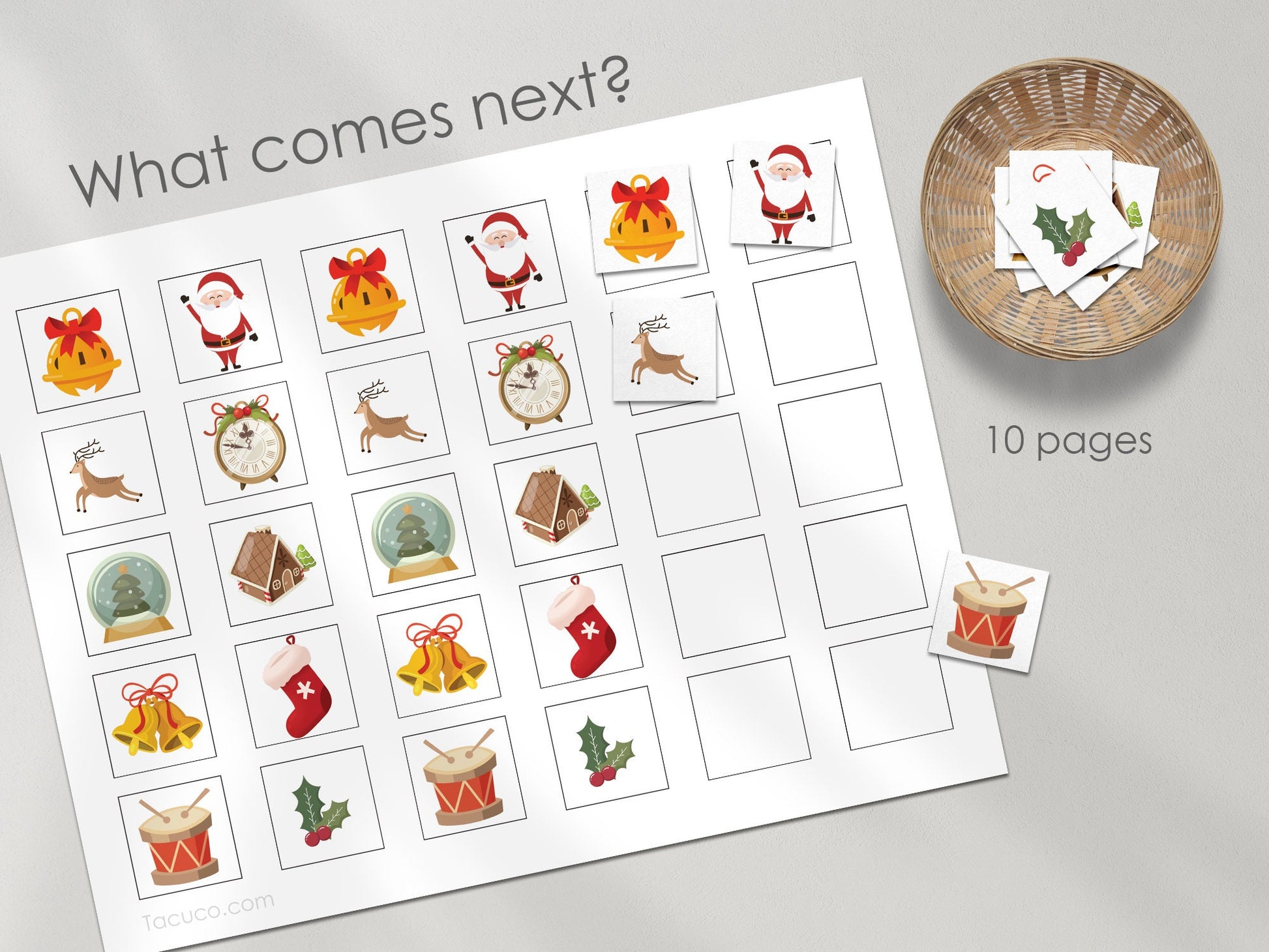 Christmas activity pack Tacucokids
