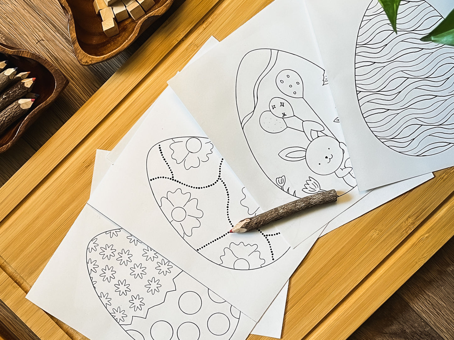 Easter Eggs -  Coloring Pages