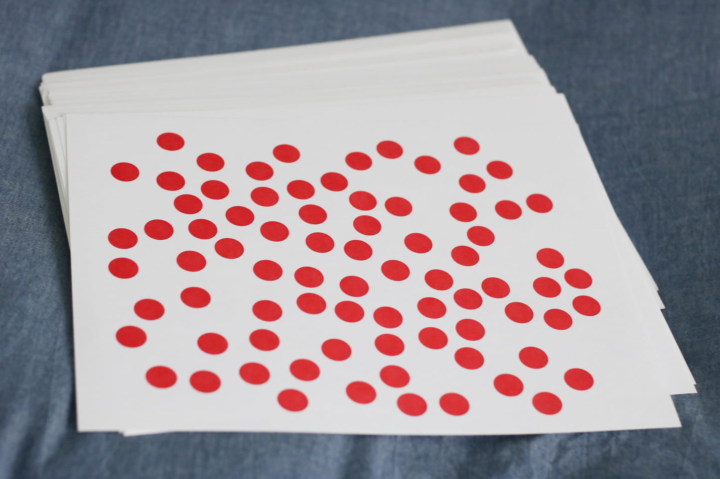 Red Dots Math flashcards  - Glenn Doman Tacucokids