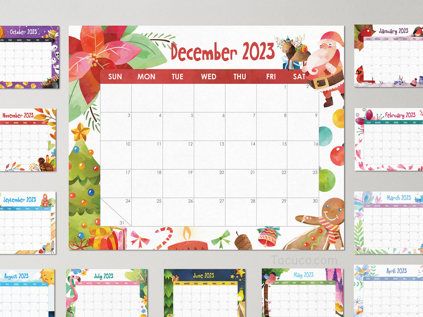 Kids Calendar Tacucokids