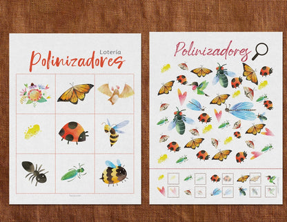 Pollinator mini pack - 2023 - SPANISH Tacucokids