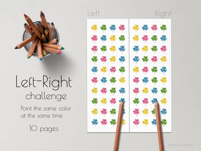 Left-Right challenge - Clovers Tacucokids