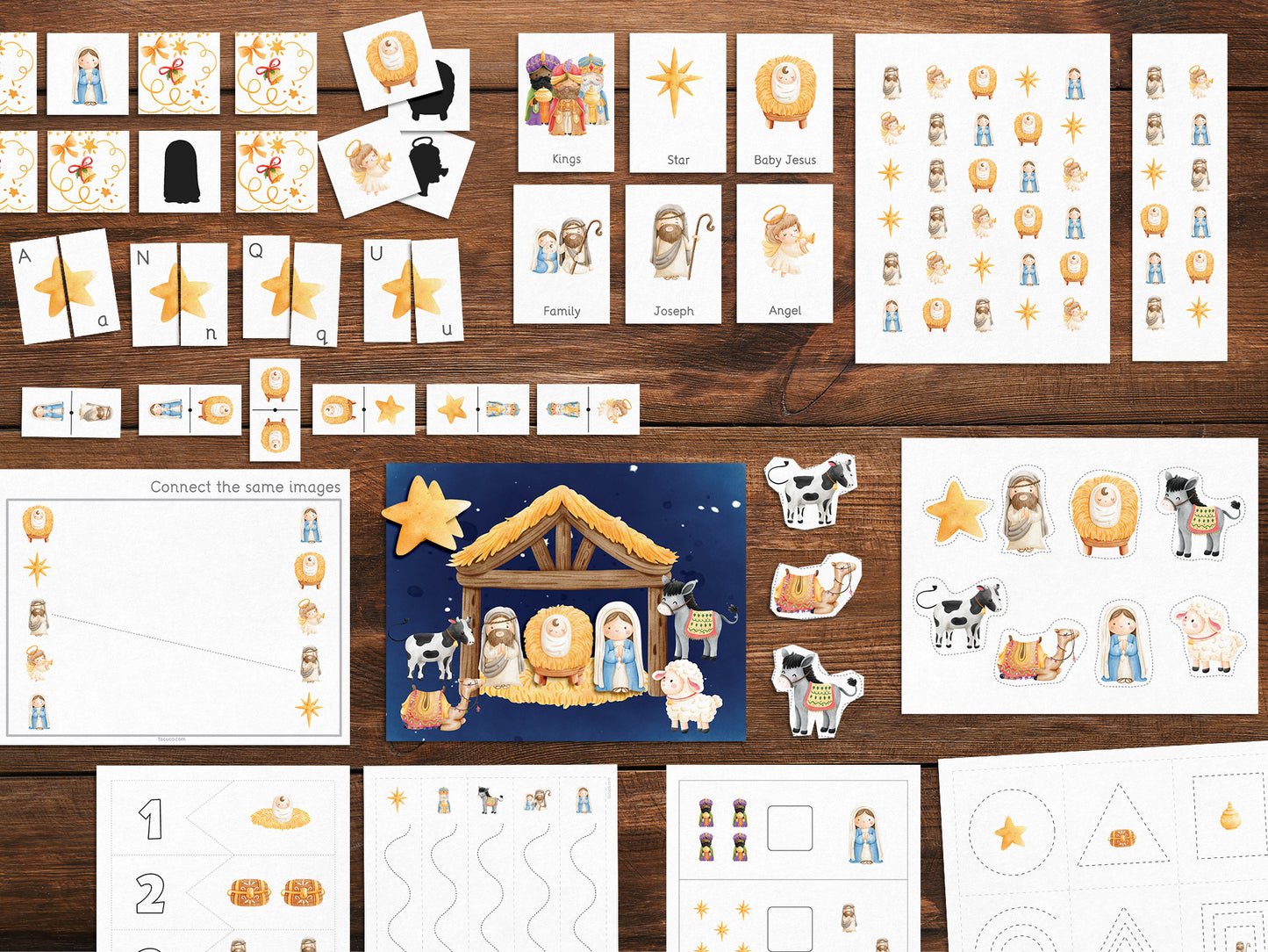 Nativity activity pack Tacucokids