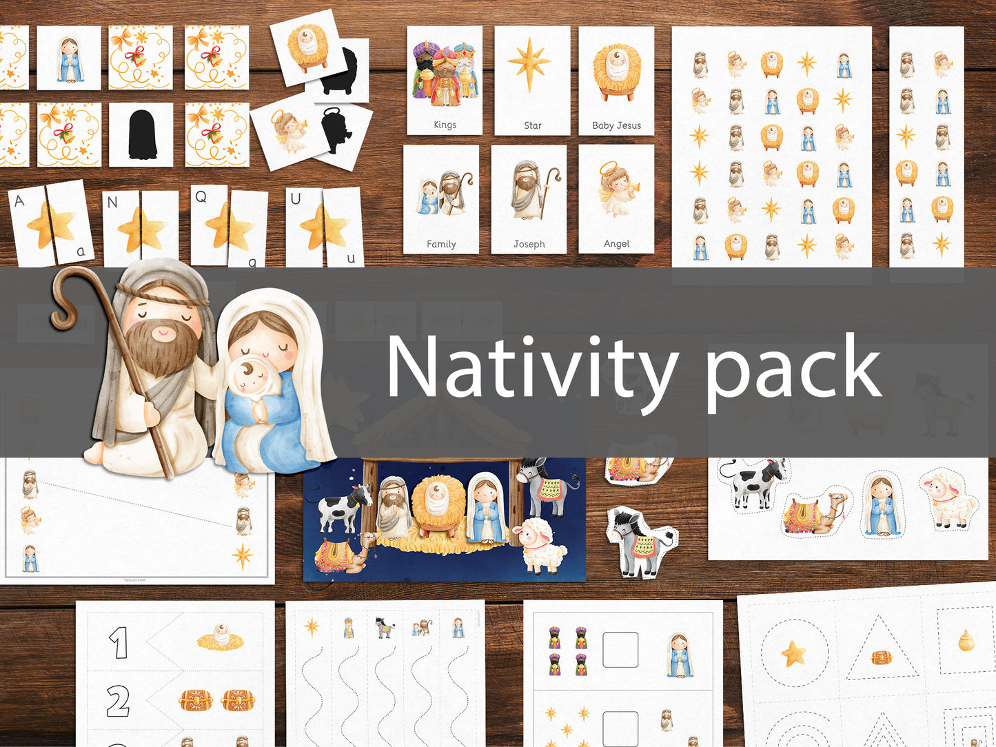 Nativity activity pack Tacucokids