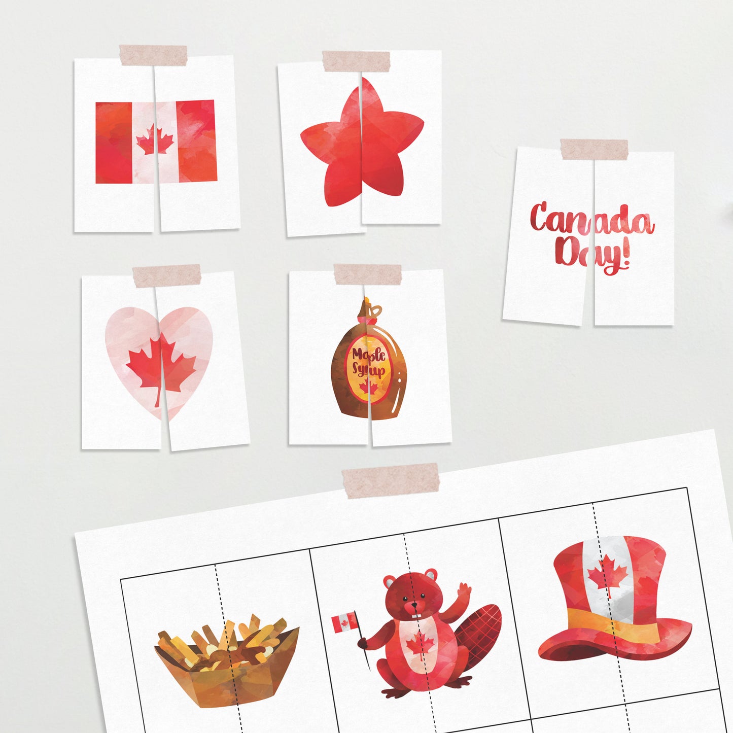 Canada day activity pack Tacucokids